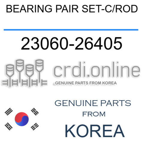 BEARING PAIR SET-C/ROD 23060-26405 2306026405 23060 26405