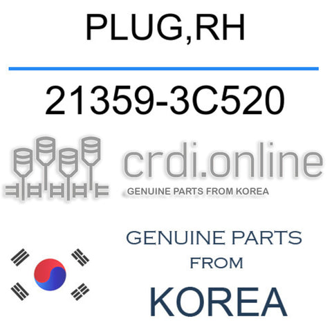 PLUG,RH 21359-3C520 213593C520 21359 3C520