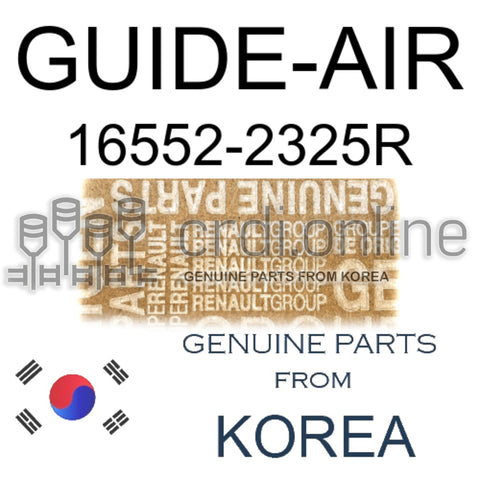 GUIDE-AIR [ORIGINAL] 16552-2325R 165522325R 16552 2325R