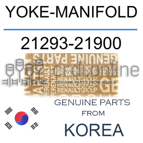 YOKE-MANIFOLD [ORIGINAL] 21293-21900 2129321900 21293 21900