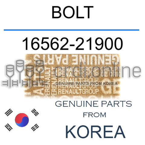 BOLT [ORIGINAL] 16562-21900 1656221900 16562 21900