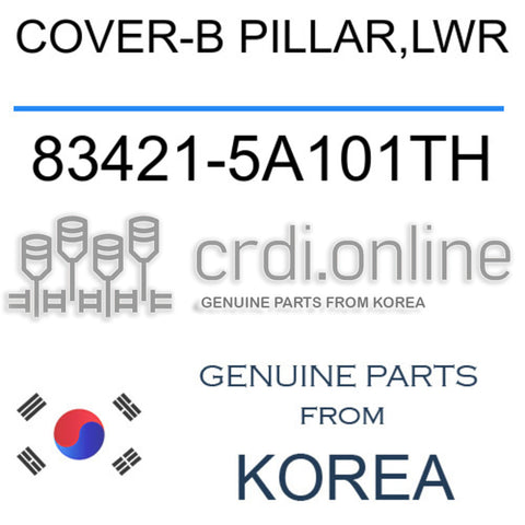 COVER-B PILLAR,LWR [ORIGINAL] 83421-5A101TH 834215A101TH 83421 5A101TH