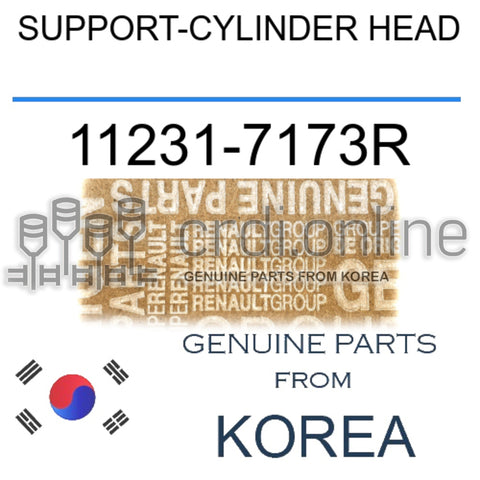SUPPORT-CYLINDER HEAD [ORIGINAL] 11231-7173R 112317173R 11231 7173R