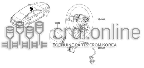 BODY ASSY-STEERING WHEEL 48400-3168R 484003168R 48400 3168R