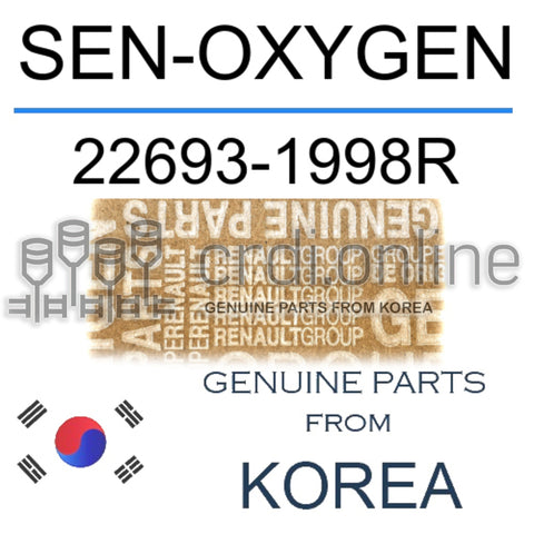SEN-OXYGEN [ORIGINAL] 22693-1998R 226931998R 22693 1998R