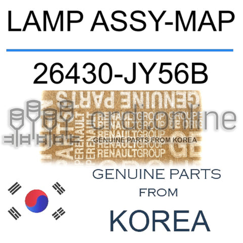 LAMP ASSY-MAP [ORIGINAL] 26430-JY56B 26430JY56B 26430 JY56B