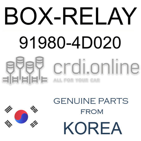 BOX-RELAY 91980-4D020 919804D020 91980 4D020