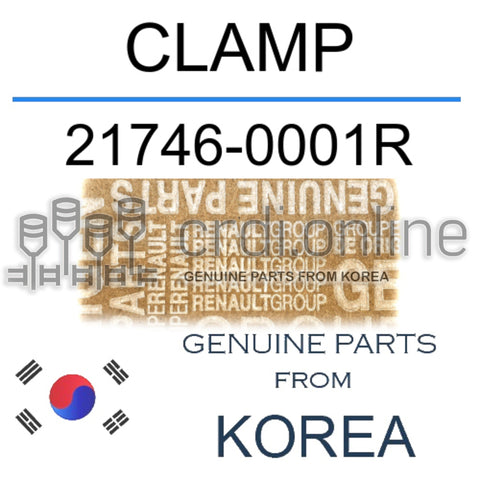 CLAMP [ORIGINAL] 21746-0001R 217460001R 21746 0001R