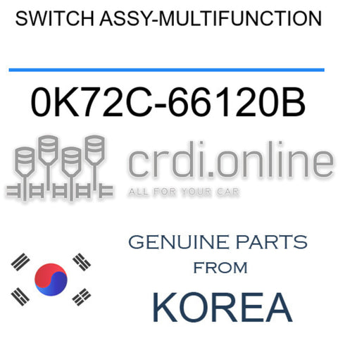 SWITCH ASSY-MULTIFUNCTION 0K72C-66120B 0K72C66120B 0K72C 66120B