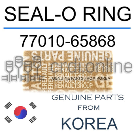 SEAL-O RING [ORIGINAL] 77010-65868 7701065868 77010 65868