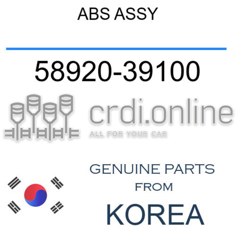 ABS ASSY 58920-39100 5892039100 58920 39100