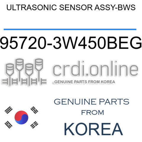 ULTRASONIC SENSOR ASSY-BWS [ORIGINAL] 95720-3W450BEG 957203W450BEG 95720 3W450BEG