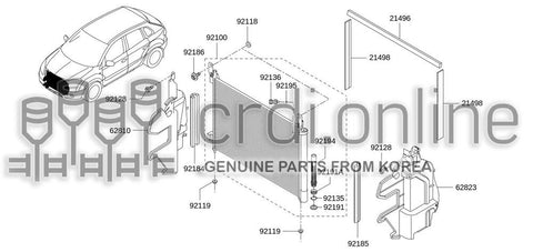 GUIDE-AIRFRONT LH 62823-JY30A 62823JY30A 62823 JY30A