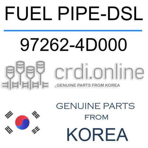 FUEL PIPE-DSL 97262-4D000 972624D000 97262 4D000