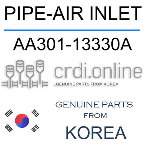 PIPE-AIR INLET [ORIGINAL] AA301-13330A AA30113330A AA301 13330A