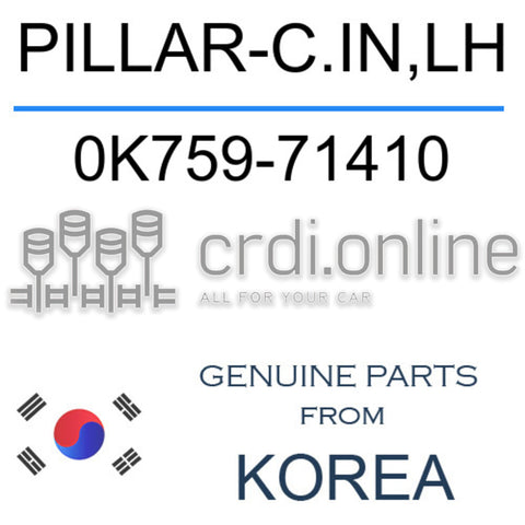 PILLAR-C.IN,LH [ORIGINAL] 0K759-71410 0K75971410 0K759 71410