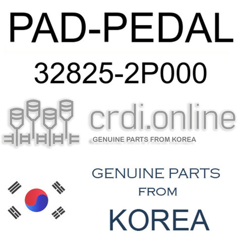 PAD-PEDAL 32825-2P000 328252P000 32825 2P000