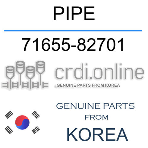 PIPE 71655-82701 7165582701 71655 82701