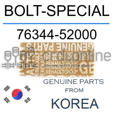 BOLT-SPECIAL [ORIGINAL] 76344-52000 7634452000 76344 52000