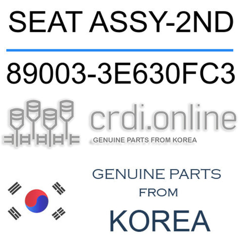 SEAT ASSY-2ND [ORIGINAL] 89003-3E630FC3 890033E630FC3 89003 3E630FC3