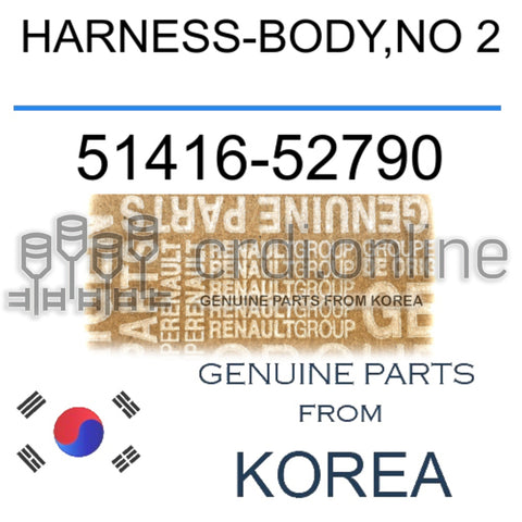 HARNESS-BODY,NO 2 [ORIGINAL] 51416-52790 5141652790 51416 52790
