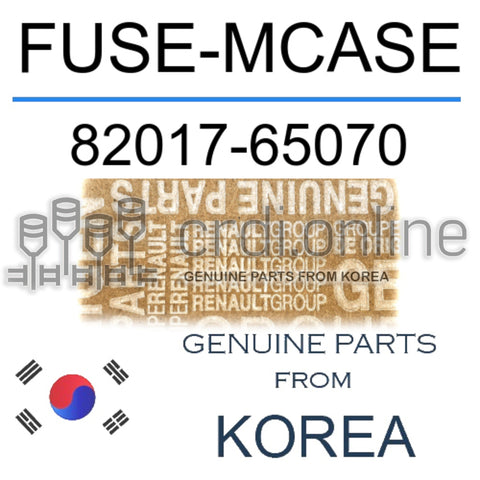 FUSE-MCASE [ORIGINAL] 82017-65070 8201765070 82017 65070