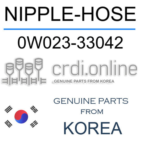 NIPPLE-HOSE [ORIGINAL] 0W023-33042 0W02333042 0W023 33042