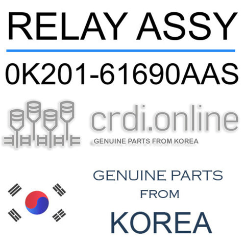 RELAY ASSY [ORIGINAL] 0K201-61690AAS 0K20161690AAS 0K201 61690AAS