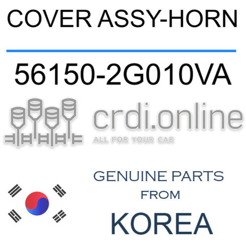 COVER ASSY-HORN [ORIGINAL] 56150-2G010VA 561502G010VA 56150 2G010VA