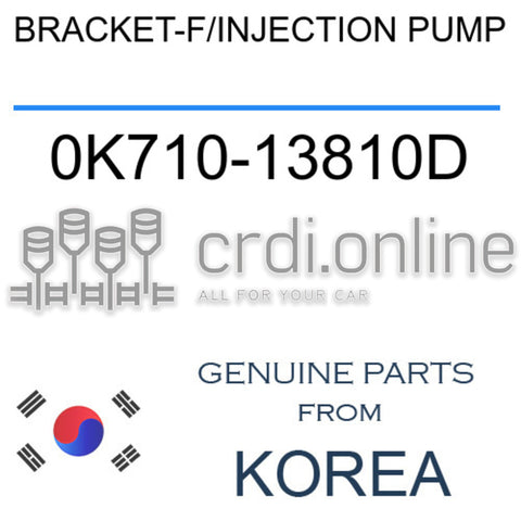 BRACKET-F/INJECTION PUMP 0K710-13810D 0K71013810D 0K710 13810D