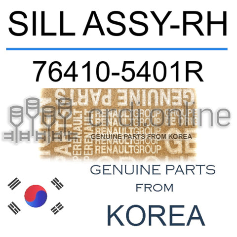 SILL ASSY-RH [ORIGINAL] 76410-5401R 764105401R 76410 5401R