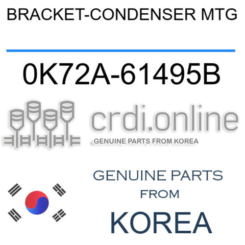 BRACKET-CONDENSER MTG 0K72A-61495B 0K72A61495B 0K72A 61495B