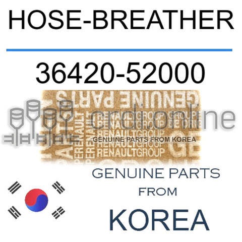 HOSE-BREATHER [ORIGINAL] 36420-52000 3642052000 36420 52000