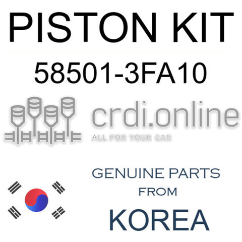 PISTON KIT [ORIGINAL] 58501-3FA10 585013FA10 58501 3FA10
