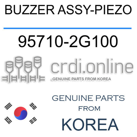 BUZZER ASSY-PIEZO [ORIGINAL] 95710-2G100 957102G100 95710 2G100