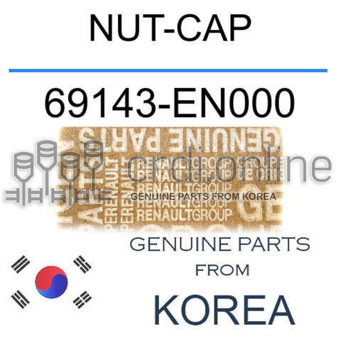 NUT-CAP [ORIGINAL] 69143-EN000 69143EN000 69143 EN000