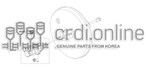 CYLINDER ASSY-BRAKE MASTER 46011-5523R 460115523R 46011 5523R