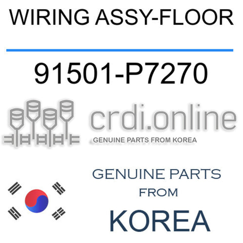 WIRING ASSY-FLOOR [ORIGINAL] 91501-P7270 91501P7270 91501 P7270