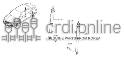 ABSORBER ASSY-SHOCKREAR 56210-2173R 562102173R 56210 2173R