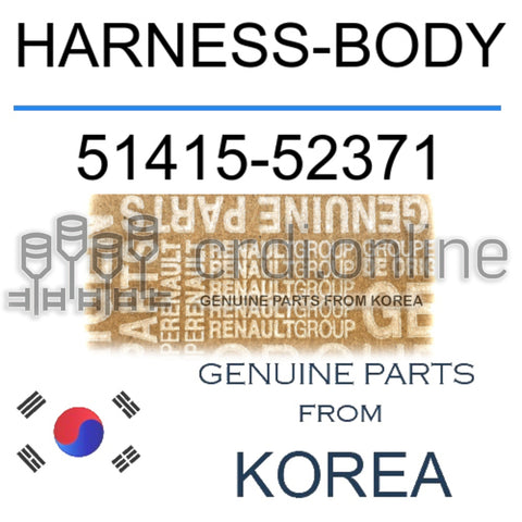 HARNESS-BODY [ORIGINAL] 51415-52371 5141552371 51415 52371