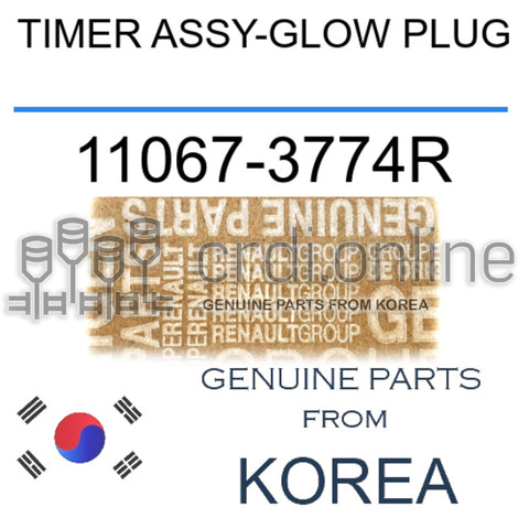 TIMER ASSY-GLOW PLUG [ORIGINAL] 11067-3774R 110673774R 11067 3774R