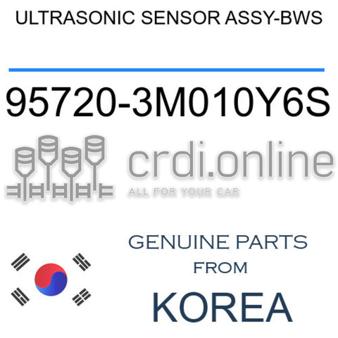 ULTRASONIC SENSOR ASSY-BWS 95720-3M010Y6S 957203M010Y6S 95720 3M010Y6S