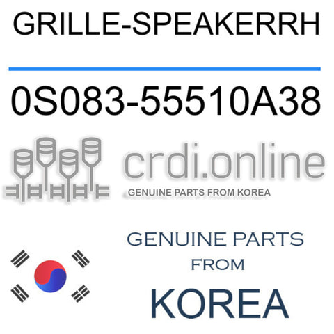 GRILLE-SPEAKERRH [ORIGINAL] 0S083-55510A38 0S08355510A38 0S083 55510A38