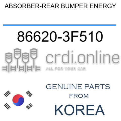 ABSORBER-REAR BUMPER ENERGY 86620-3F510 866203F510 86620 3F510