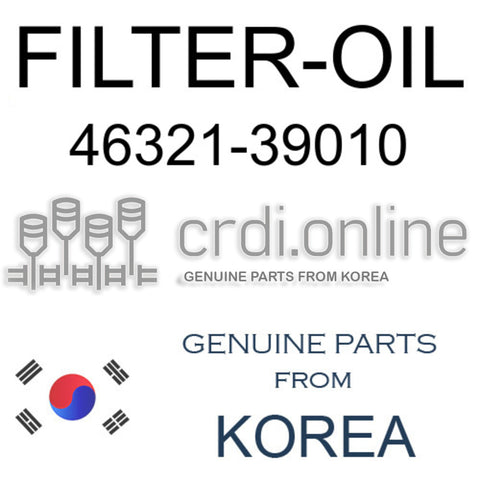 FILTER-OIL [ORIGINAL] 46321-39010 4632139010 46321 39010