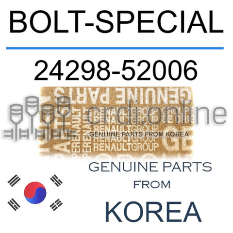 BOLT-SPECIAL [ORIGINAL] 24298-52006 2429852006 24298 52006