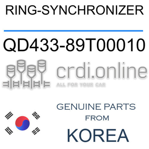 RING-SYNCHRONIZER [ORIGINAL] QD433-89T00010 QD43389T00010 QD433 89T00010