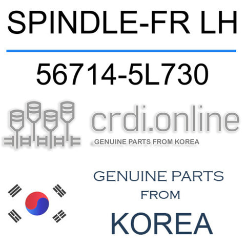 SPINDLE-FR LH [ORIGINAL] 56714-5L730 567145L730 56714 5L730
