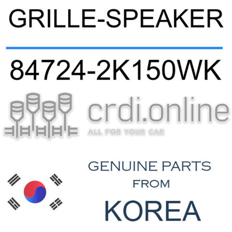 GRILLE-SPEAKER [ORIGINAL] 84724-2K150WK 847242K150WK 84724 2K150WK