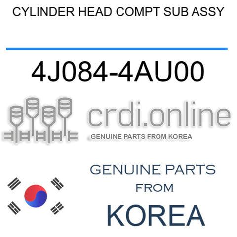 CYLINDER HEAD COMPT SUB ASSY [ORIGINAL] 4J084-4AU00 4J0844AU00 4J084 4AU00